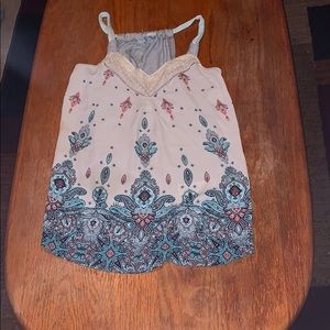 Floral tank top